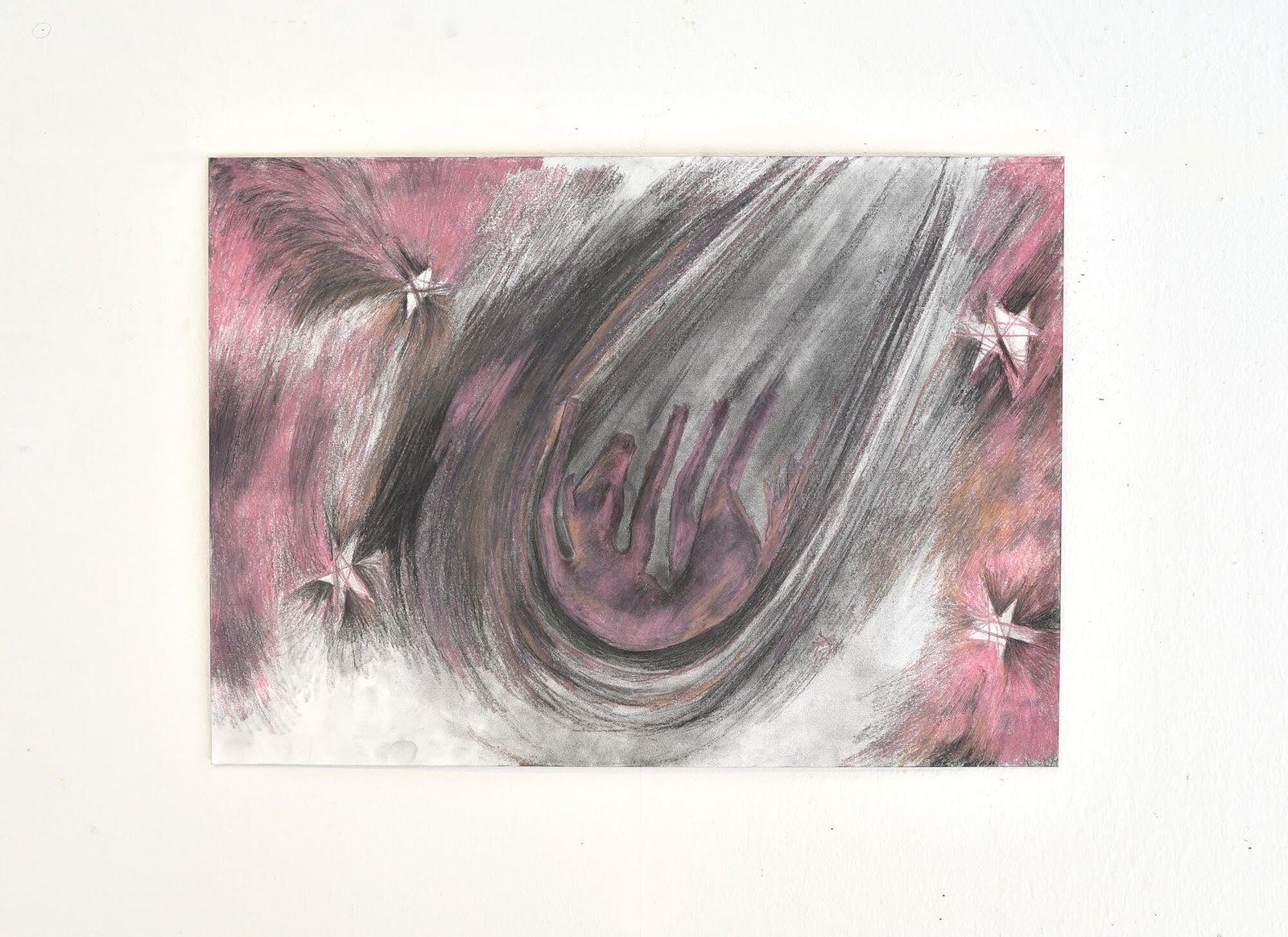 Drawing of horse comet by Anna Clawson
