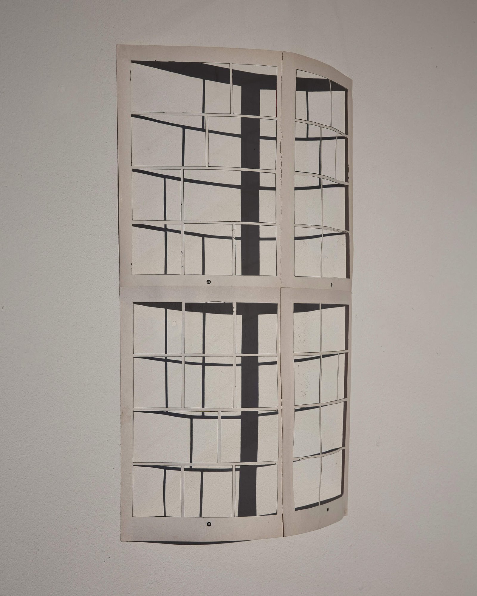 elsewhere_artwork_paper_sculpture_wall_window_comicbook_Anna_Clawson